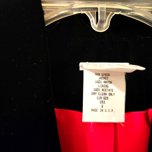 Moda International Black Velvet Coat Size 6 - Picture 2 of 7